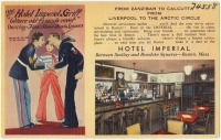 Старые магазины, рестораны и другие учреждения - Бостон. Отель Империал, 1930-1945