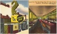 Старые магазины, рестораны и другие учреждения - Ресторан Чунг Кинг в Спокане, штат Вашингтон