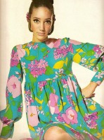 Ретро мода - Цветочные платья 60-х