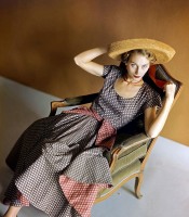 Ретро мода - Беззатейное платье 40-х