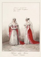 Ретро мода - Парадный наряд Фрейлин Великой Княгини 1831