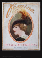 Ретро мода - Дамская мода 1914 года. Мартовский выпуск французского журнала Fеmina