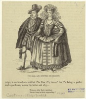 Ретро мода - Английский мужской и женский костюм XVI в. Граф и графиня Сомерсет