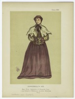 Ретро мода - Английский женский костюм XVII в.