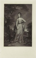 Ретро мода - Английский женский костюм XVIII в.  Эмили, графиня Белламонт