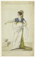 Ретро мода - Английский женский костюм 1800-1809.  Платье для полных в персидском стиле,1808