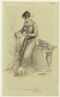 Ретро мода - Английский женский костюм 1810-1819. Дорожное платье, 1818