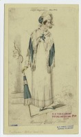 Ретро мода - Английский женский костюм 1810-1819. Платье для утренних прогулок, 1814