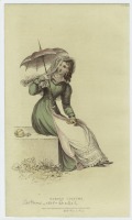 Ретро мода - Английский женский костюм 1820-1819. Одежда для сада, 1825