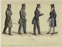 Ретро мода - Мужской костюм. Англия, 1830-1839. Любители Оперы, 1830