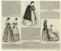 Ретро мода - Женский костюм. Англия, 1840-1849. Модные платья
