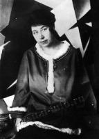 Ретро мода - Любовь Попова в костюме по собственному эскизу 1920 год.