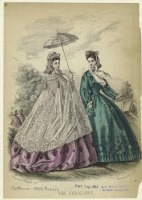 Ретро мода - Женский костюм. Англия, 1860-1869. Модели Ж. Боннара, 1863