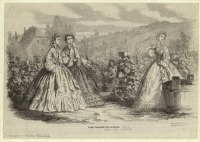 Ретро мода - Женский костюм. Англия, 1860-1869. Парижская мода, 1861