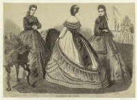 Ретро мода - Женский костюм. Англия, 1860-1869. Парижская мода, 1864