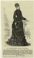 Ретро мода - Женский костюм. Англия, 1860-1869. Вышитые  таблер и лиф, 1869