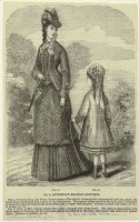 Ретро мода - Женский костюм. Англия, 1860-1869. Приморские модели, 1869