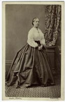 Ретро мода - Женский костюм. Англия, 1860-1869. Юбка и белая блузка