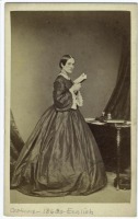 Ретро мода - Женский костюм. Англия, 1860-1869. Платье с кружевной отделкой