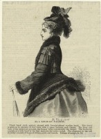 Ретро мода - Женский костюм. Англия, 1870-1879. Пальто Людовик XV, 1875