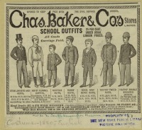 Ретро мода - Детский костюм. Англия, 1880-1889. Школьная форма, 1883