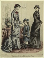 Ретро мода - Детский костюм . Франция, 1880-1889. Парижская мода, 1881