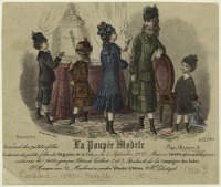 Ретро мода - Детский костюм . Франция, 1880-1889. Модель Кукла
