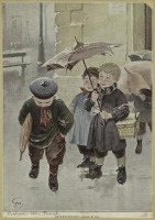 Ретро мода - Детский костюм . Франция, 1880-1889. Одежда для прогулок, 1889