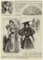 Ретро мода - Детский костюм . Франция, 1890-1899. Платья для посещений, 1895