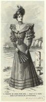 Ретро мода - Детский костюм . Франция, 1890-1899. Летнее платье, 1893