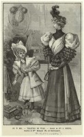Ретро мода - Детский костюм . Франция, 1890-1899. Одежда для прогулок, 1893