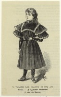 Ретро мода - Детский костюм . Франция, 1890-1899. Платье для девочки, 1893