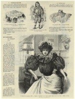 Ретро мода - Детский костюм . Франция, 1890-1899. Костюмы и корсаж, 1895