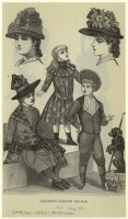 Ретро мода - Детский костюм. США, 1890-1899. Детская мода, май 1890