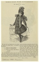 Ретро мода - Детский костюм. США, 1890-1899. Одежда для прогулок, 1890