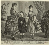 Ретро мода - Детский костюм. Германия, 1870-1879. Одежда для посещений, 1874