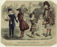 Ретро мода - Детский костюм. Франция, 1870-1879. Одежда для прогулок