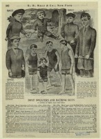 Ретро мода - Детский костюм, 1900-1909. Одежда для купания, 1909
