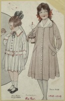Ретро мода - Детский костюм, 1910-1919. Одежда для прогулок