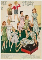 Ретро мода - Детский костюм, 1930-1939. Мода для мальчиков и девочек, 1936