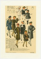 Ретро мода - Детский костюм, 1930-1939. Зимние пальто и шубы, 1937