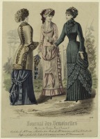 Ретро мода - Женский костюм. Франция, 1880-1889. Одежда для прогулок, 1882