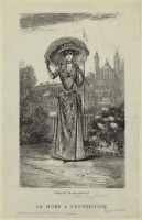 Ретро мода - Женский костюм. Франция, 1880-1889. Одежда для прогулок, 1889