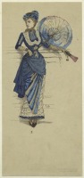 Ретро мода - Женский костюм. Франция, 1880-1889. Одежда для прогулок, 1881