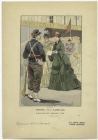 Ретро мода - Женский костюм. Франция, 1870-1879. Одежда для прогулок, 1871