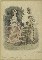 Ретро мода - Женский костюм. Франция, 1870-1879. Одежда для прогулок, 1874