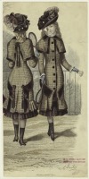 Ретро мода - Женский костюм. Франция, 1870-1879. Спортивная одежда, 1871