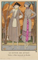 Ретро мода - Костюм 1920-1929. Пальто для осенних дней