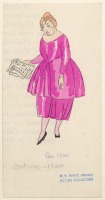Ретро мода - Костюм 1920-1929. Женщина в розовом