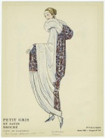 Ретро мода - Костюм 1920-1929. Пти Гри из сатина Броше